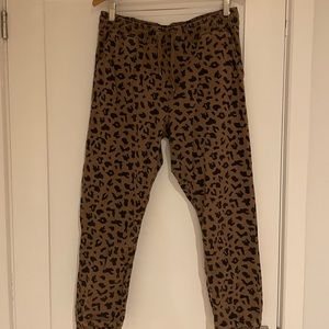 Design Lab Leopard Joggers! Barely worn and super comfy!!
